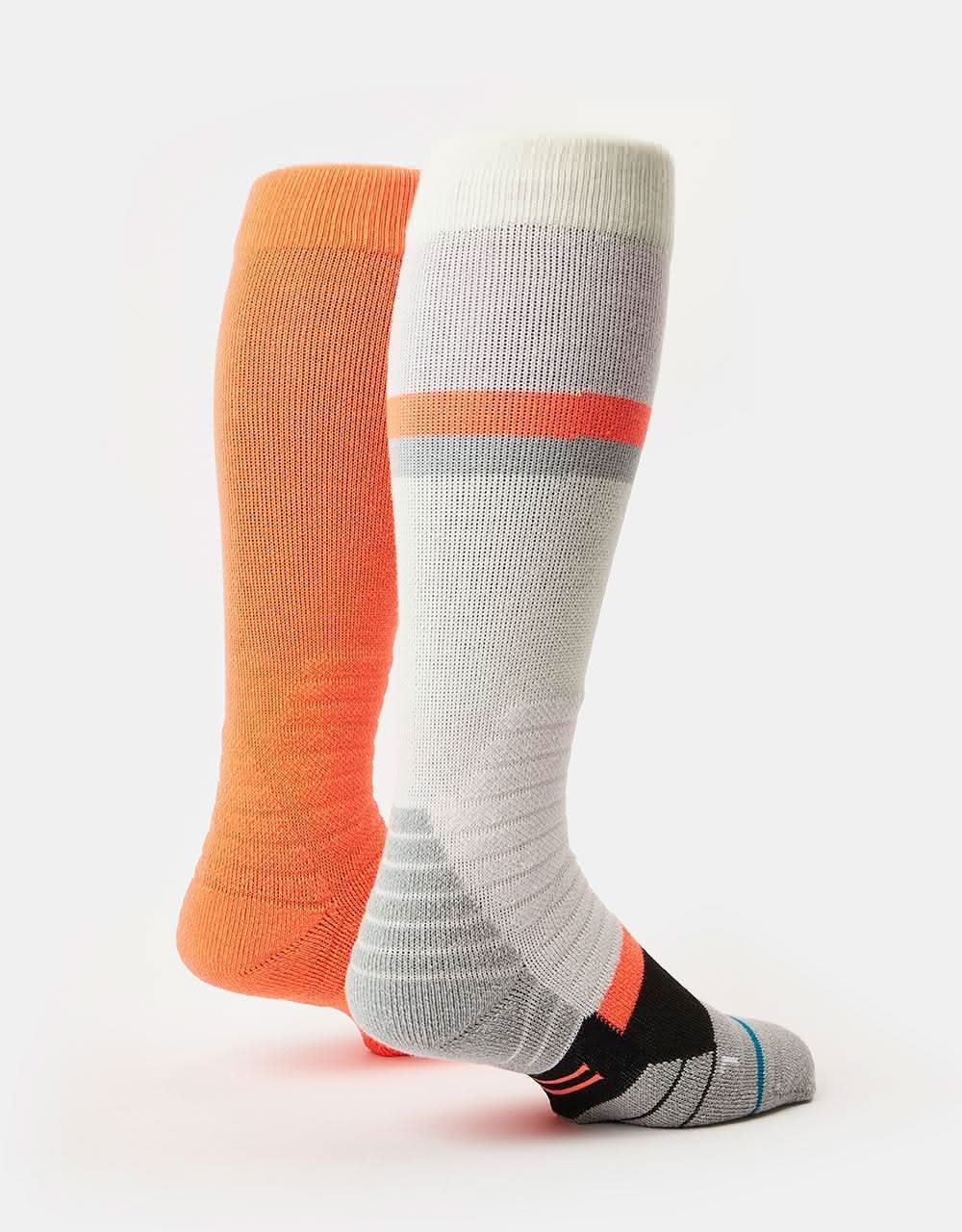 Stance Work It Snow 2 Pack Snowboard Socks - Lilac Ice