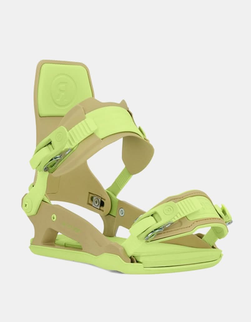 Ride C-6 2024 Snowboard Bindings - Olive/Lime