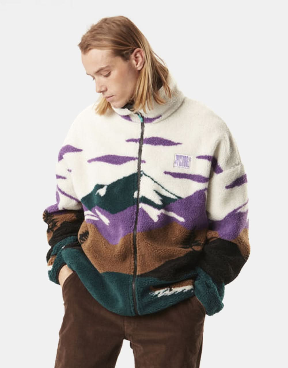 Picture Hafdals Zip Fleece - Landscape