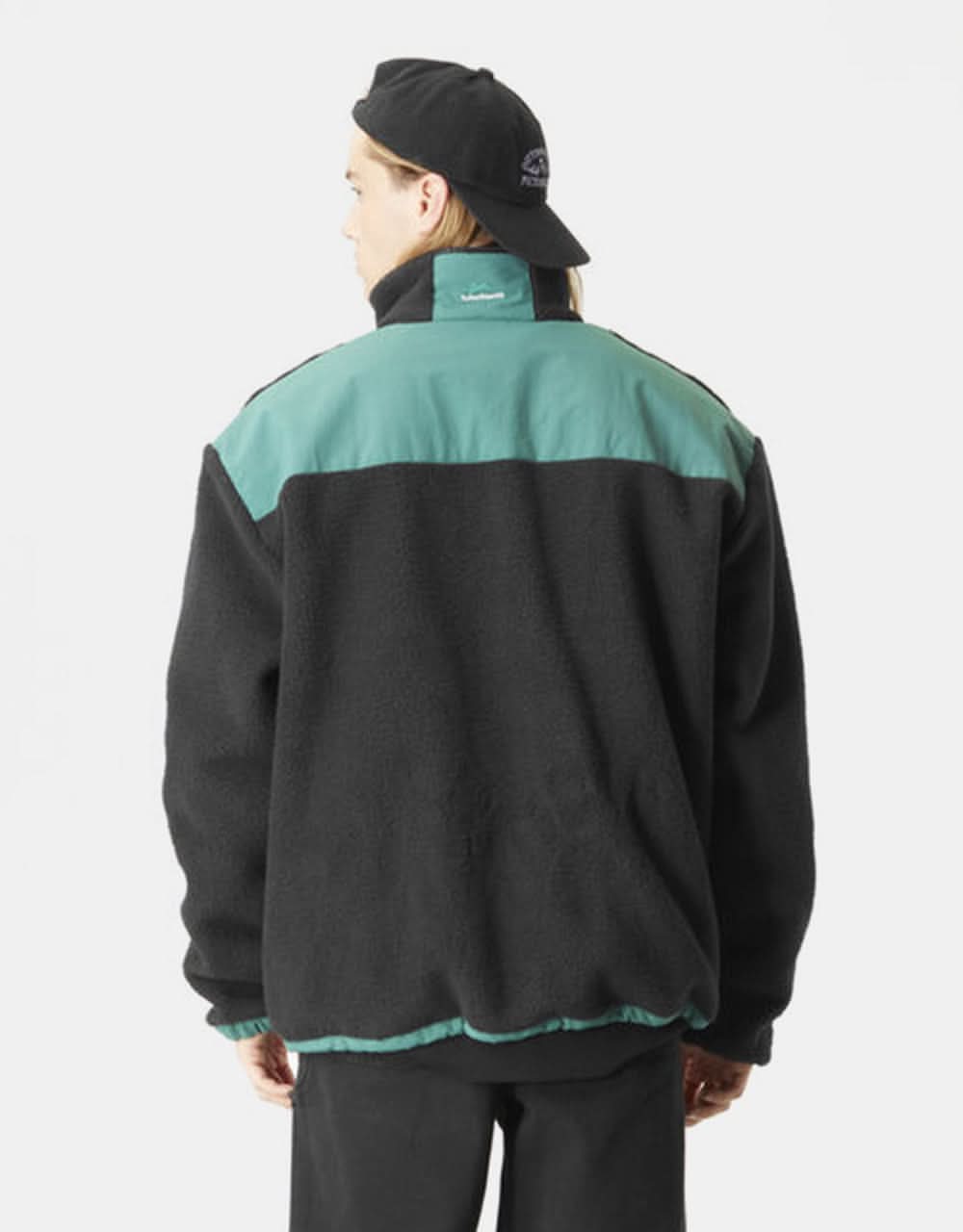 Picture Gamvik 1/4 Zip Fleece - Black/Bayberry