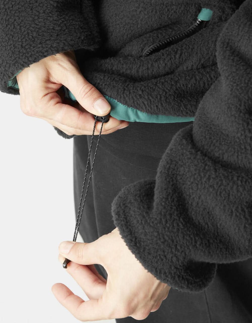Picture Gamvik 1/4 Zip Fleece - Black/Bayberry