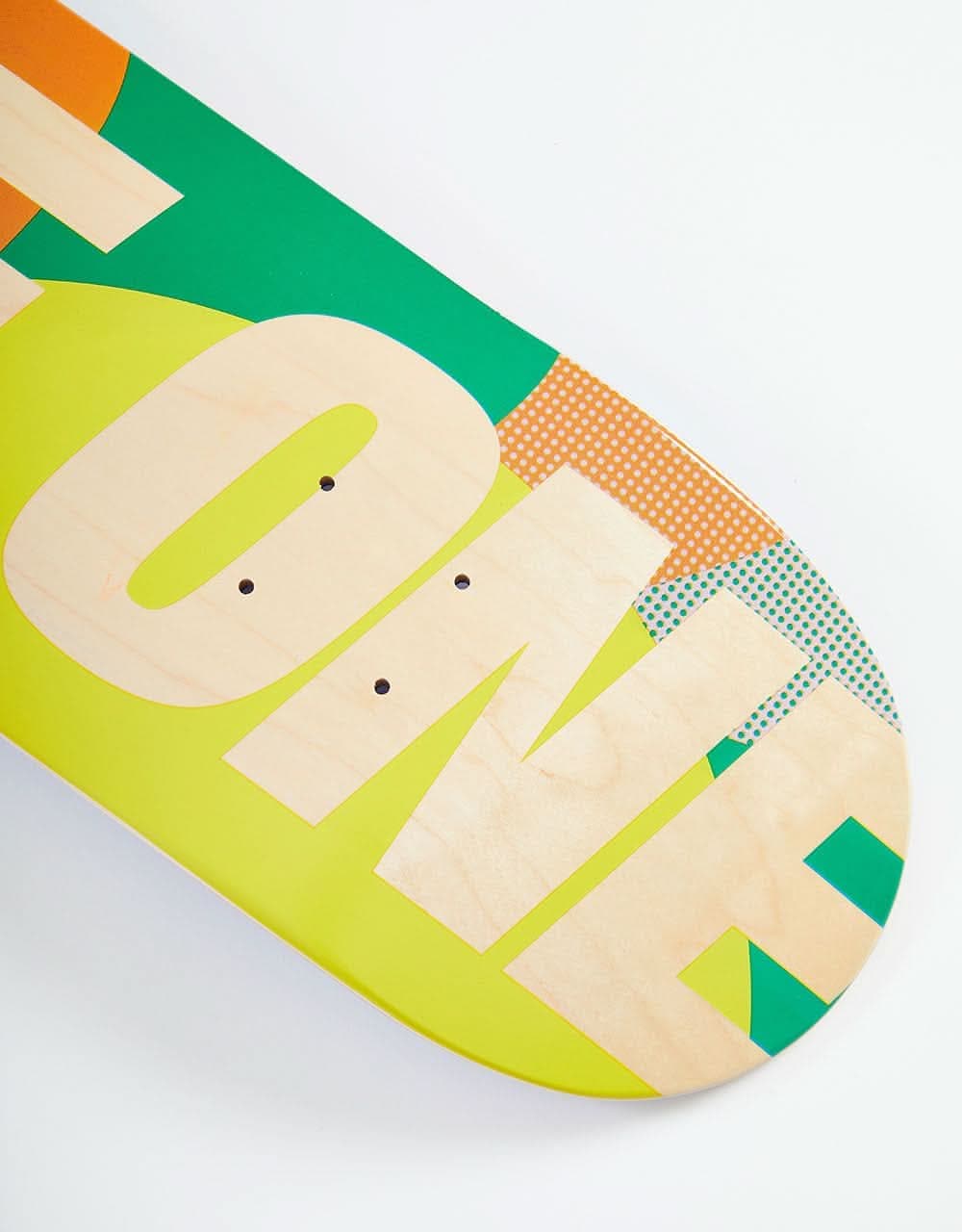 Route One Athletic Logo Colour Block Skateboard Deck