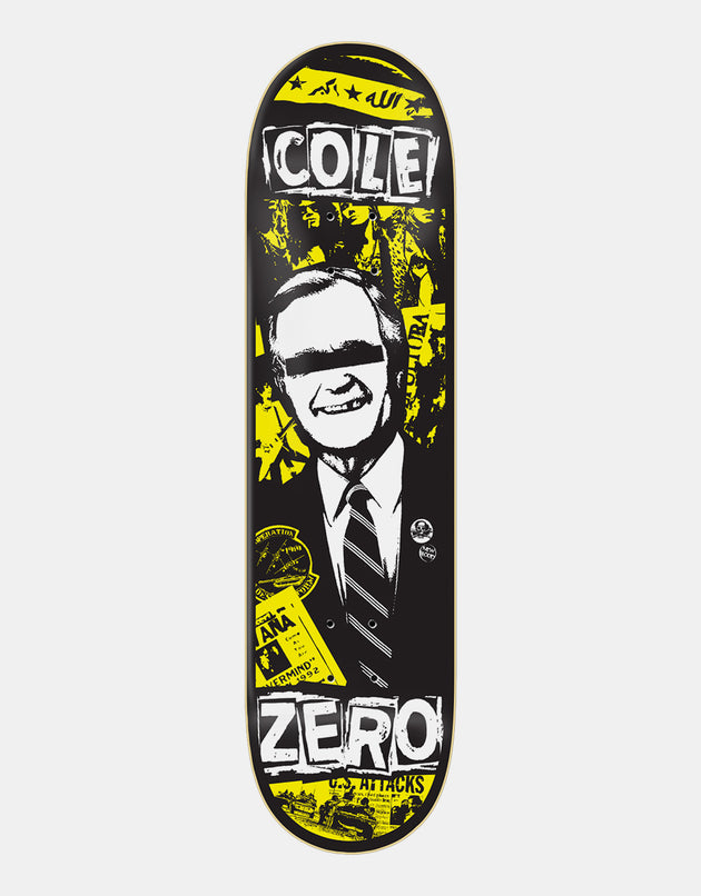 Zero Cole Texas Holdem Skateboard Deck - 8.25"