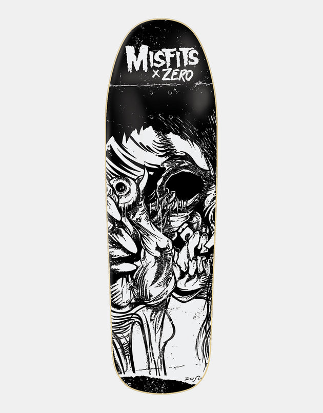 Zero x Misfits Evil Eye Shaped Skateboard Deck - 9.25"
