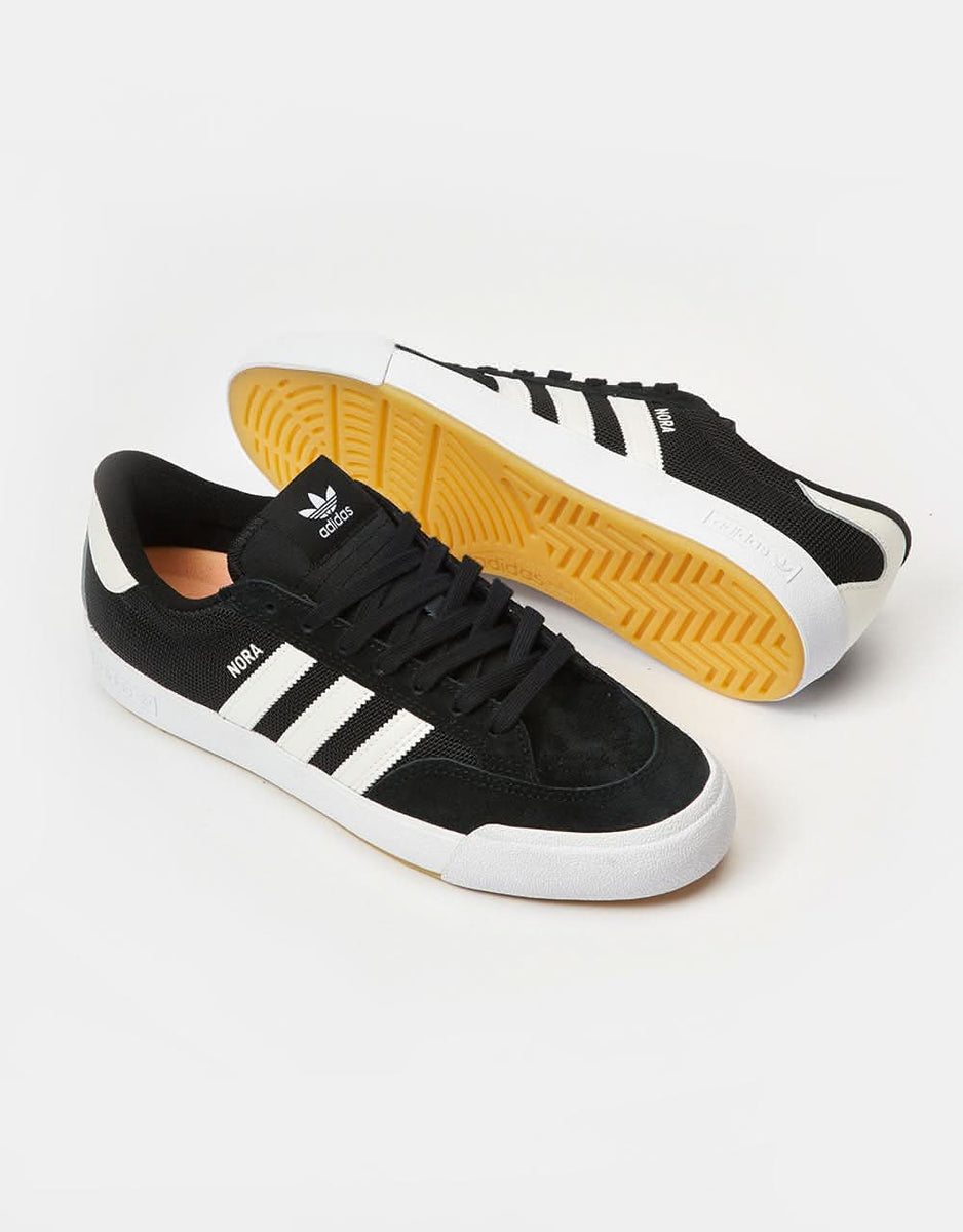 adidas Nora Skate Shoes Core Black/Zero Metallic/Spark – Route One