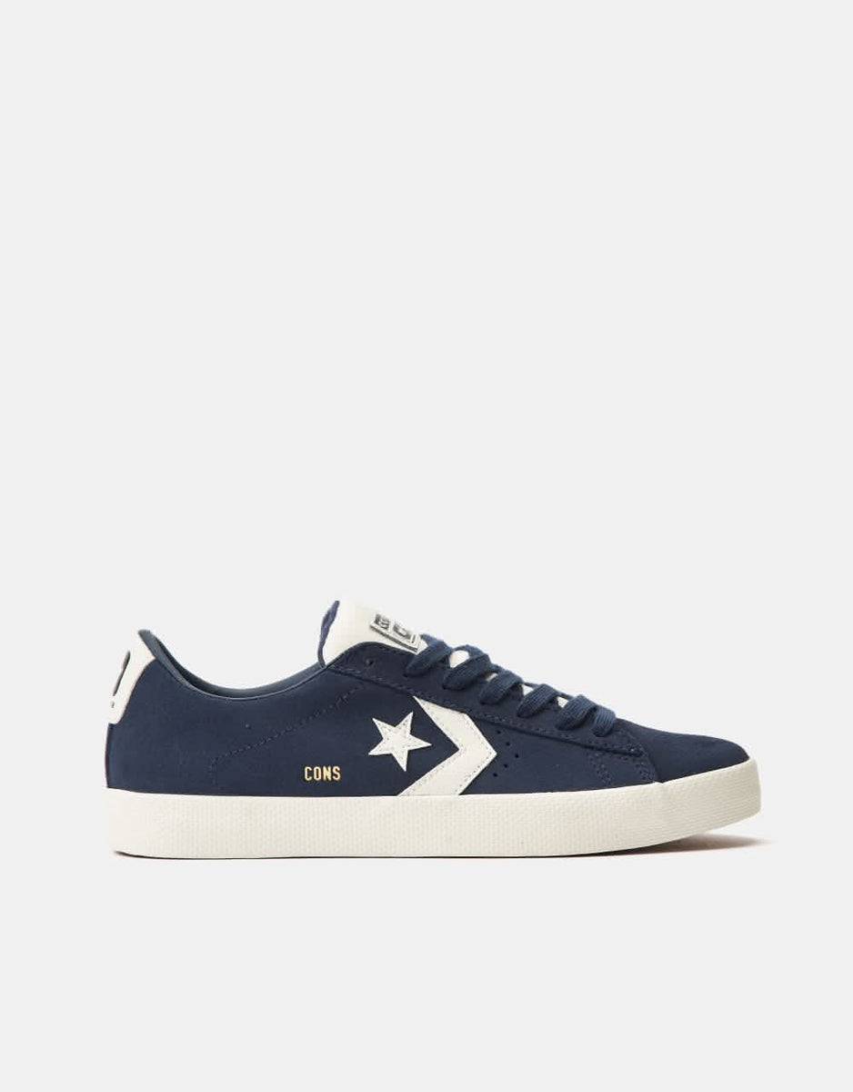 Converse Pro Leather Vulc Skate Shoes Navy/Egret/Navy – Route One