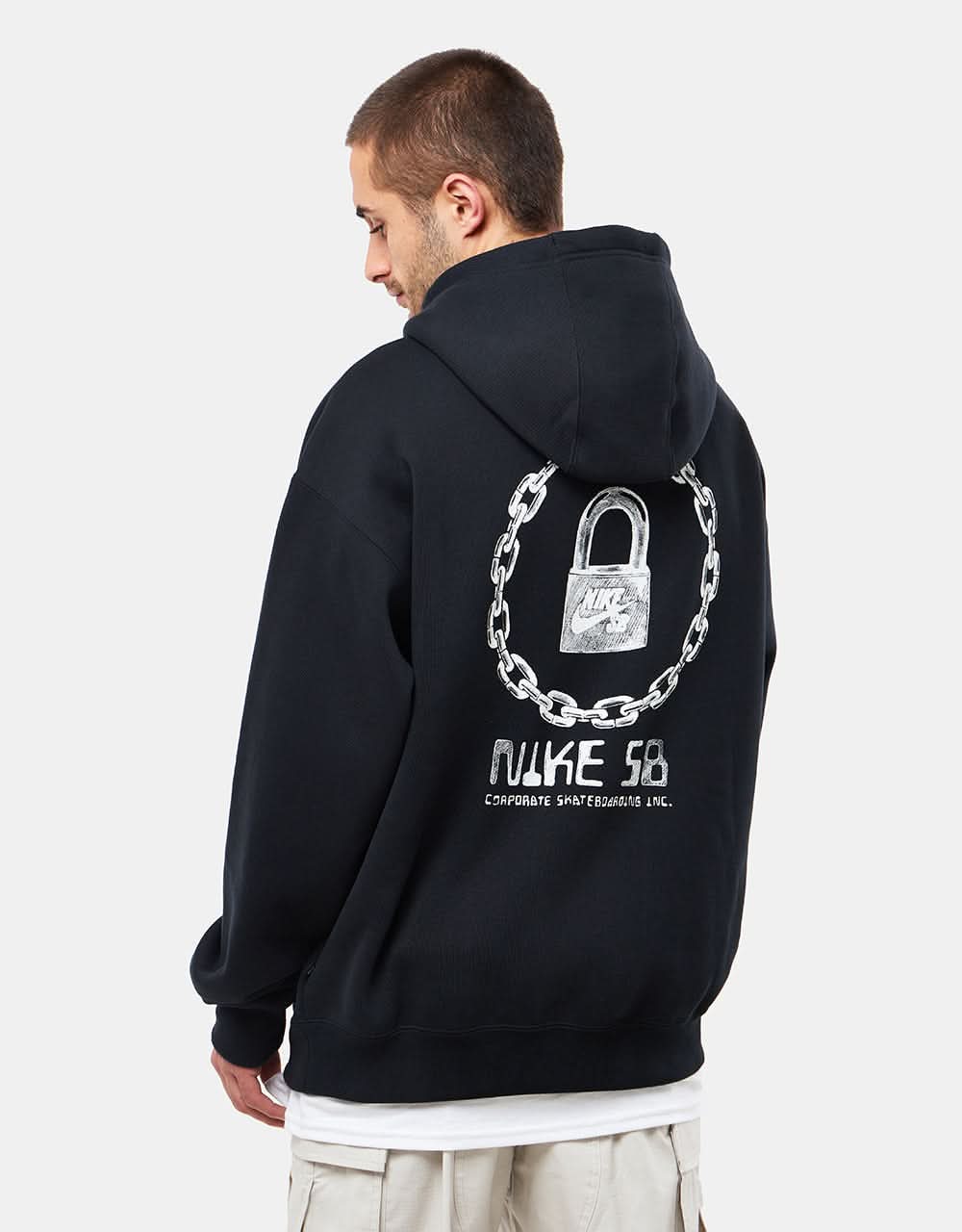 Nike SB On Lock Pullover Hoodie - Black