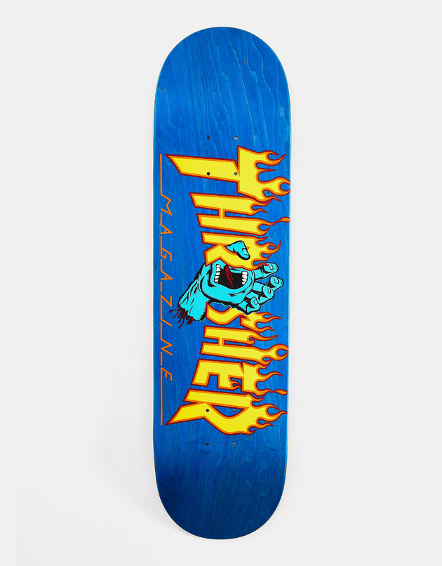 Santa Cruz x Thrasher Screaming Flame Logo Skateboard Deck - 8.25"