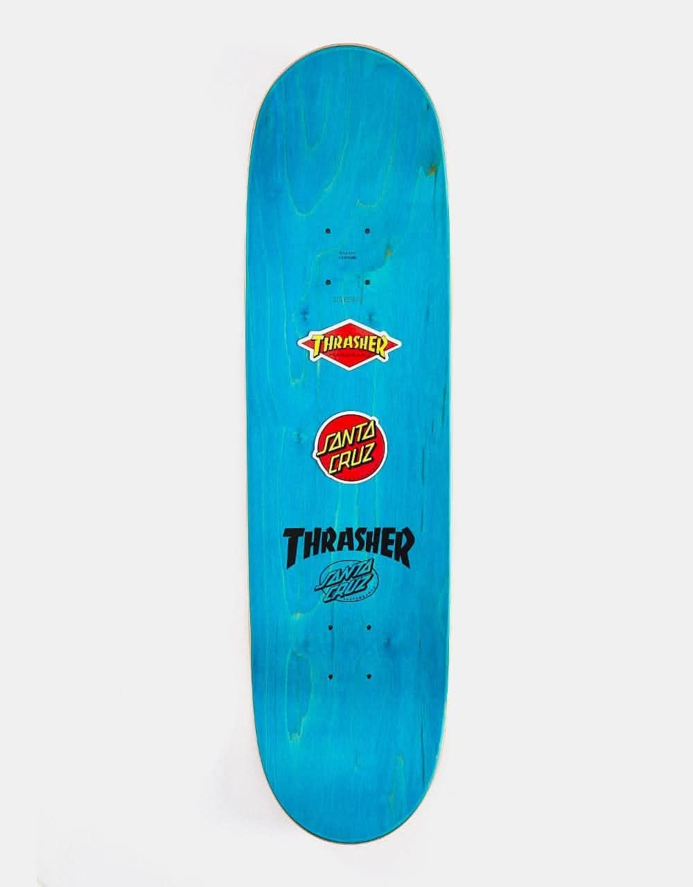Santa Cruz x Thrasher Screaming Flame Logo Skateboard Deck - 8.5"