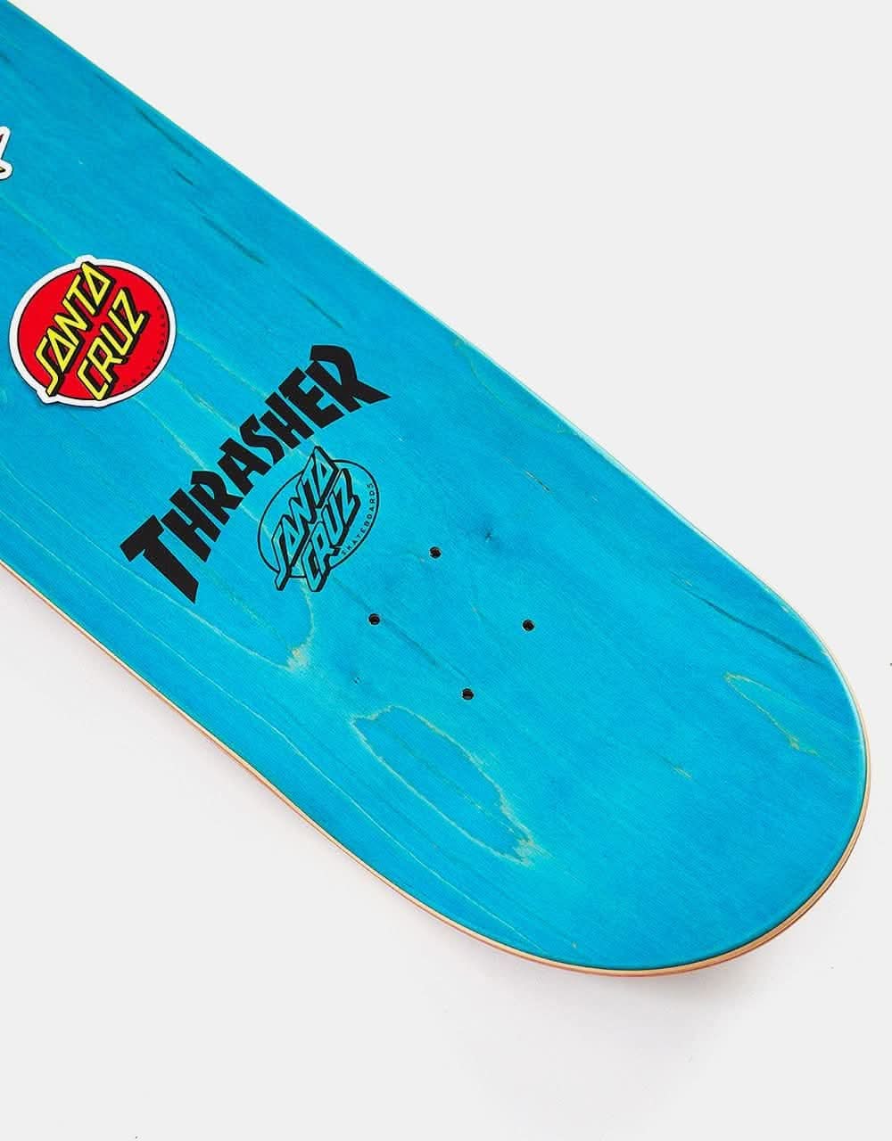 Santa Cruz x Thrasher Screaming Flame Logo Skateboard Deck - 8.5"
