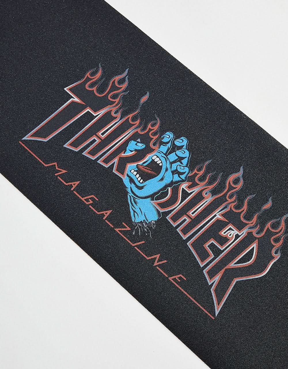 Santa Cruz x Thrasher Screaming Flame Logo 11" Graphic Grip Tape Sheet