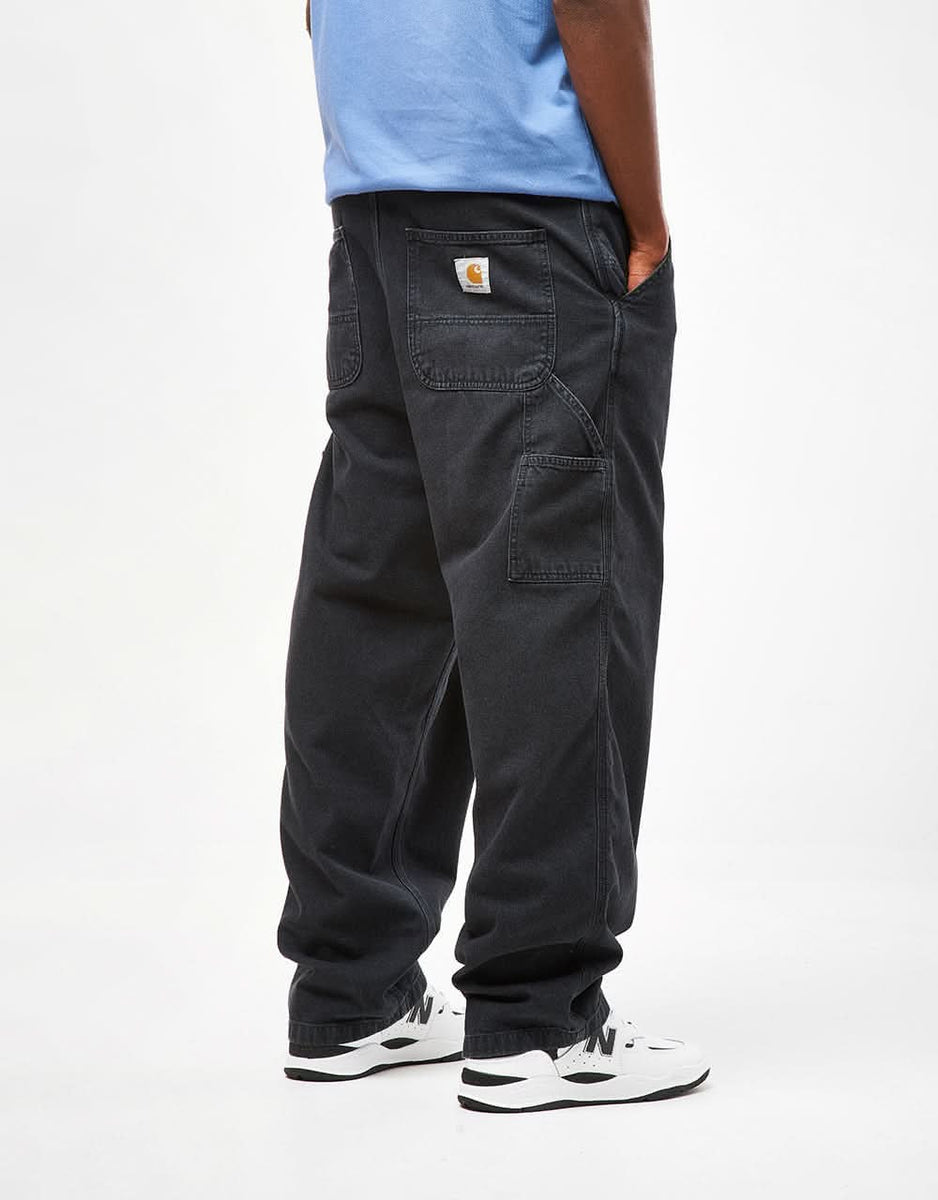 Carhartt WIP Single Knee Pant - Black (Stone Washed) | Route One