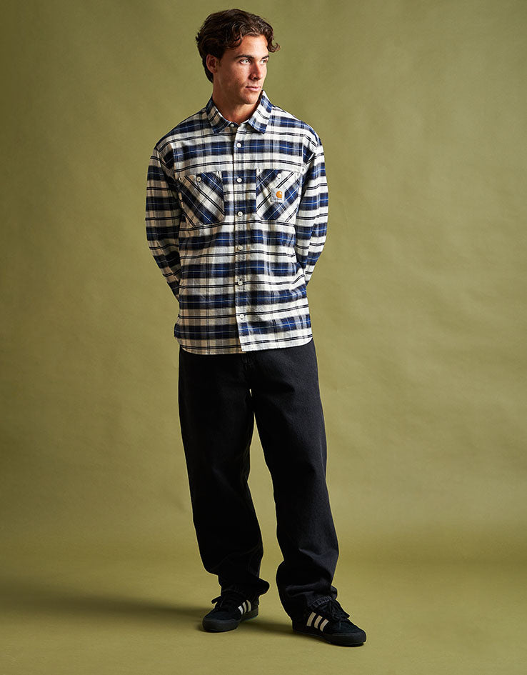 Carhartt WIP Single Knee Pant - Black (Stone Washed) | Route One