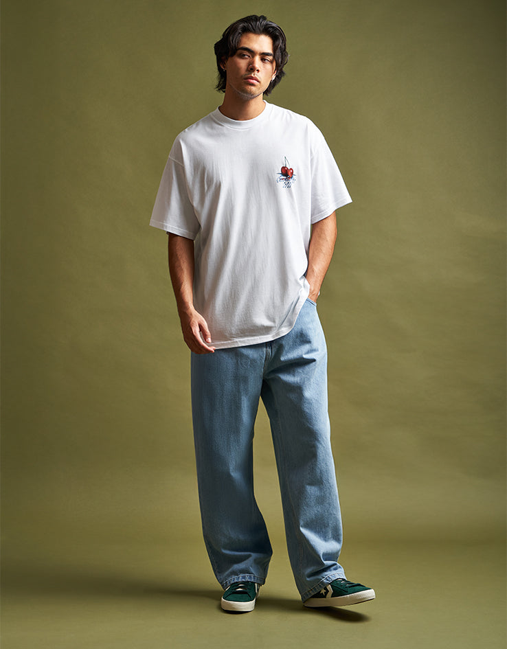 Carhartt WIP Brandon Pant - Blue (Heavy Stone Bleached) | Route One