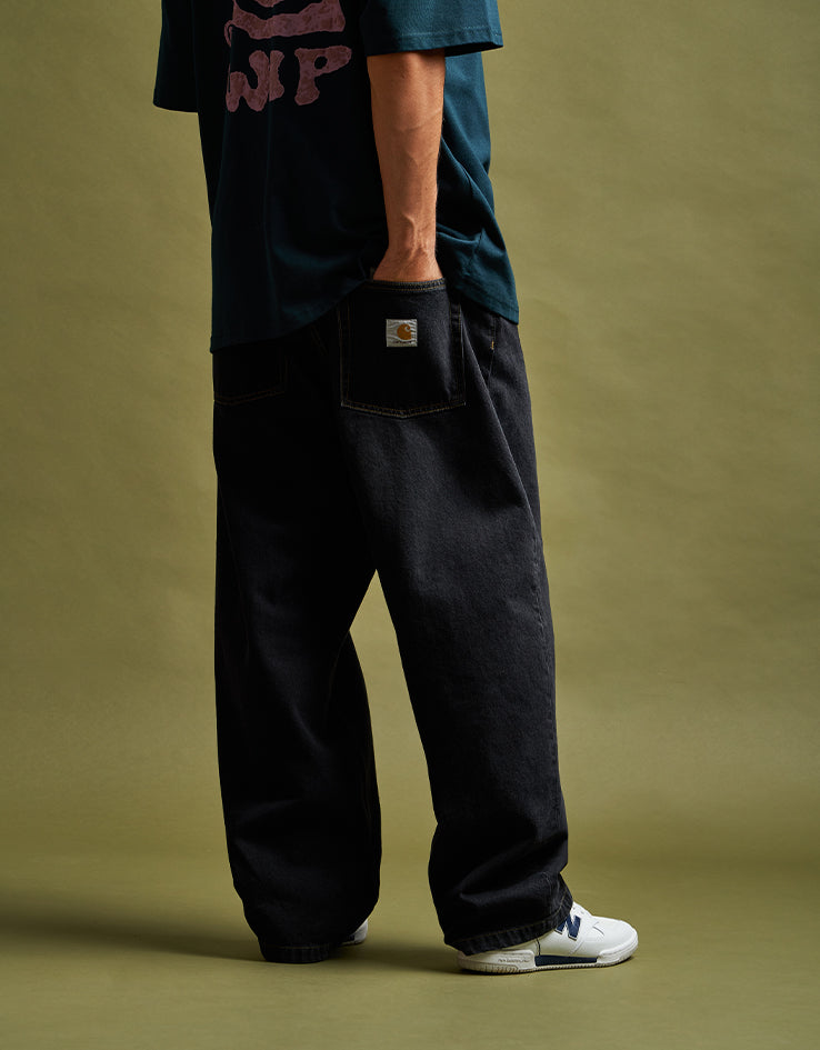 Carhartt WIP Brandon Pant - Black (Stone Washed) | Route One