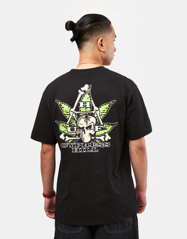 HUF x Cypress Hill Cypress Triangle T-Shirt - Black