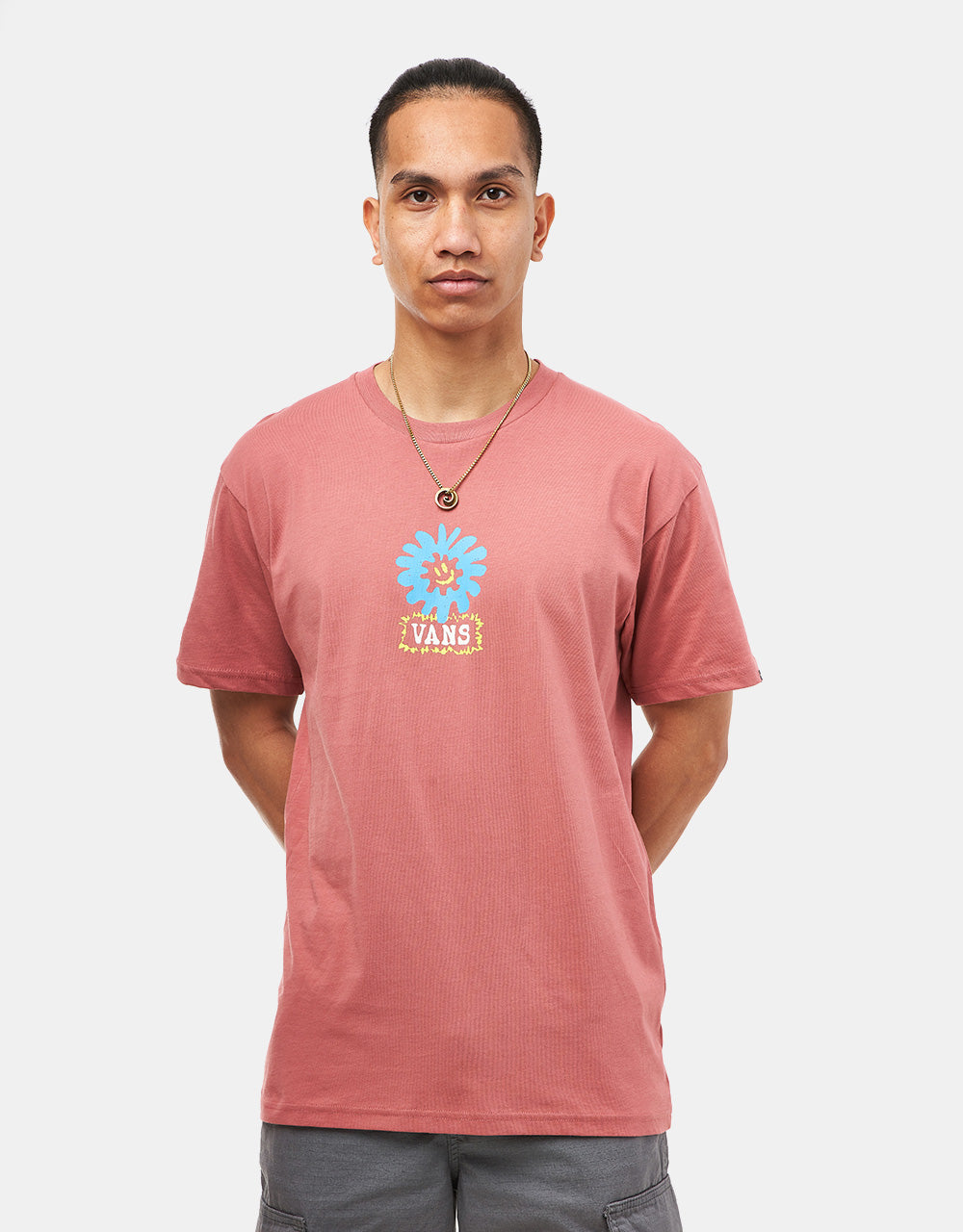 Vans Dual Bloom T-Shirt - Withered Rose