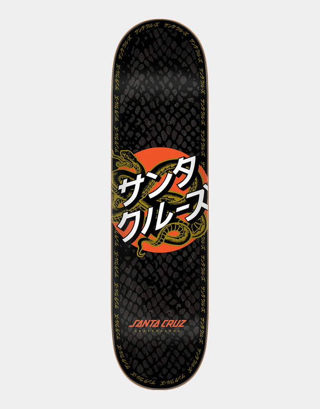 Santa Cruz Japanese Snake Dot Skateboard Deck - 8.25"