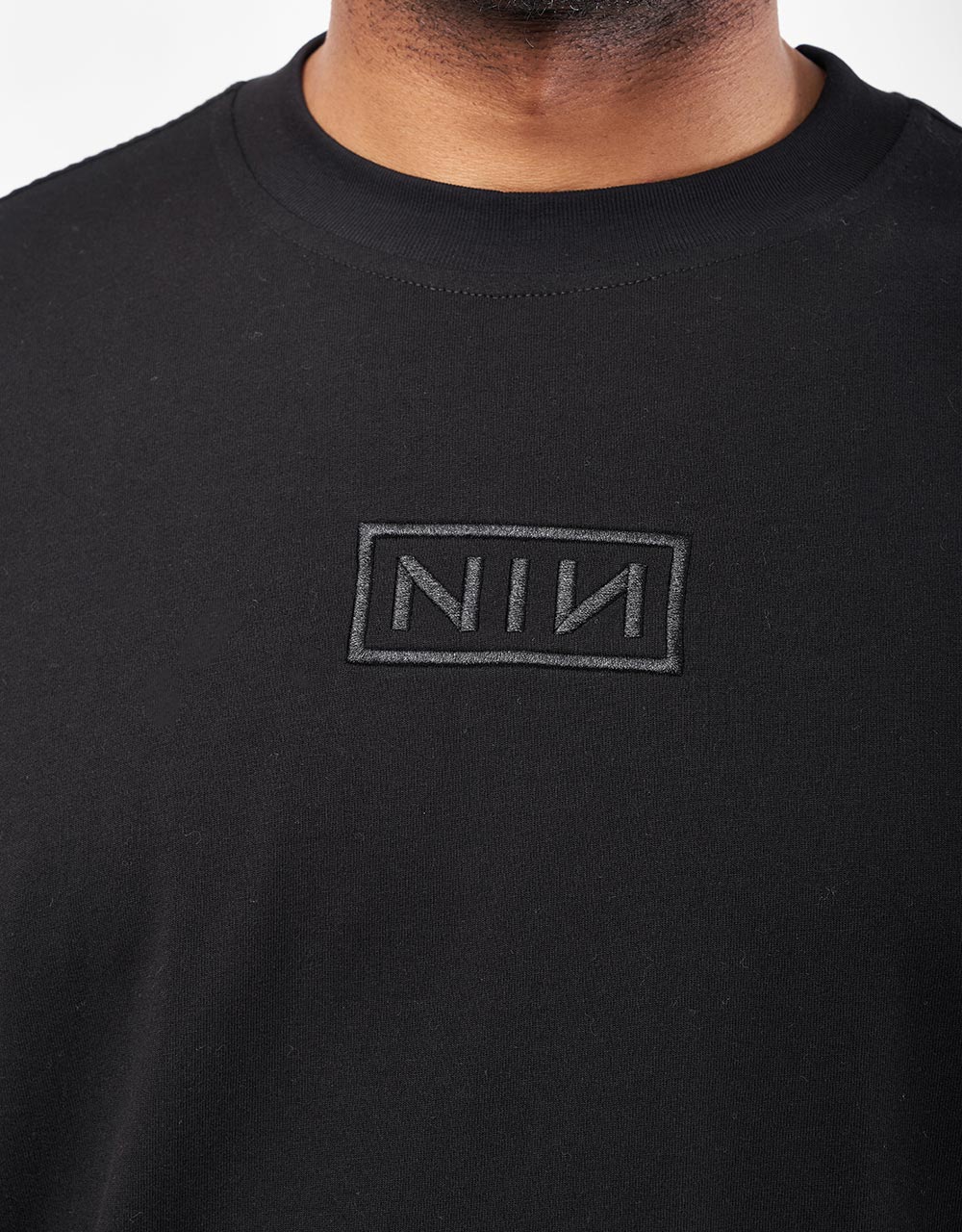 Welcome x Nine Inch Nails Heresy Layered Knit Shirt - Black/Bone