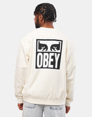 Obey Eyes Icon 2 Crew - Unbleached