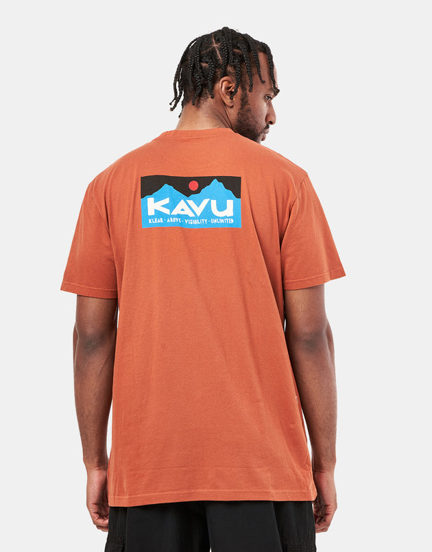 Kavu Klear Above Etch Art T-Shirt - Copper