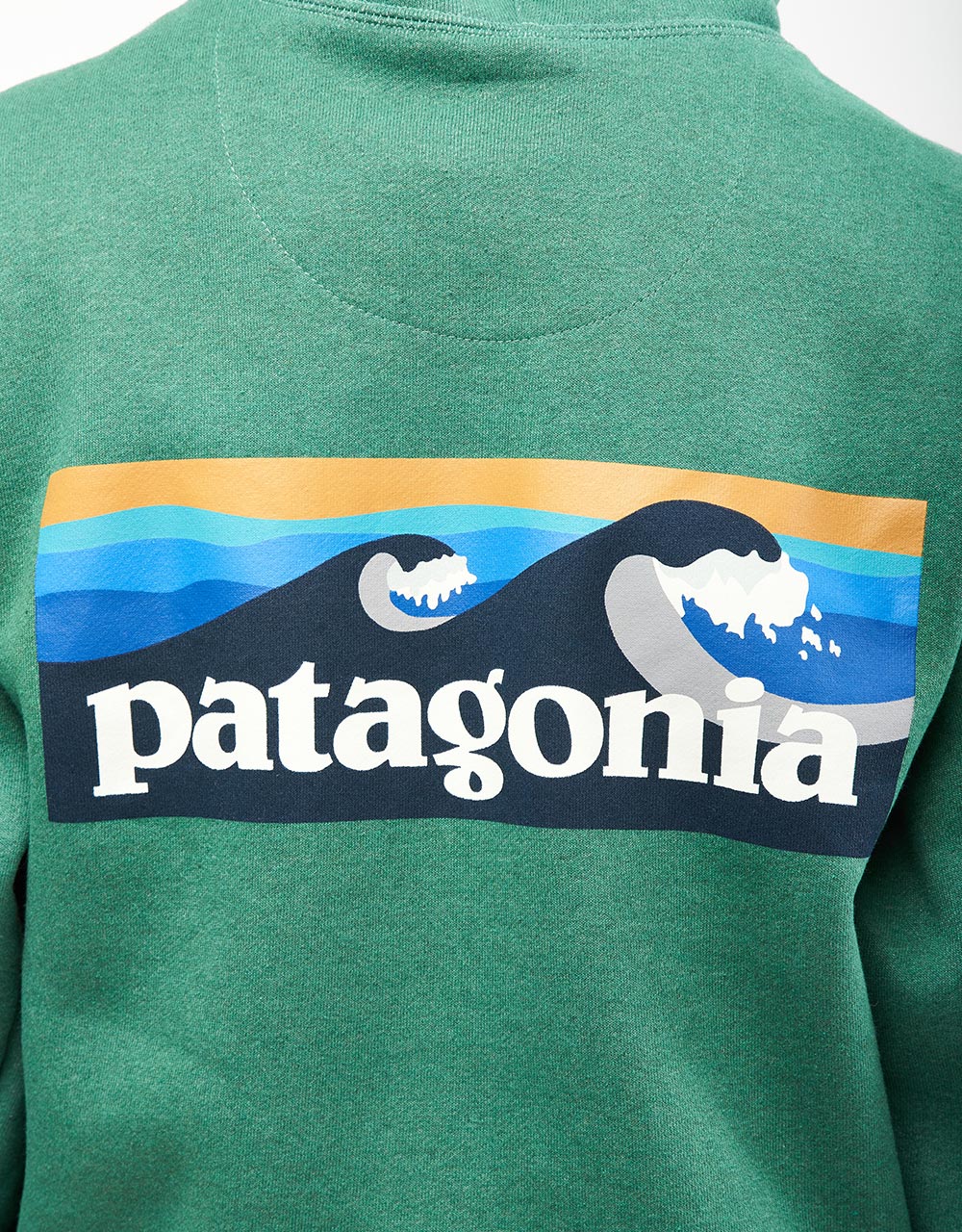 Patagonia Boardshort Logo Uprisal Pullover Hoodie - Gather Green