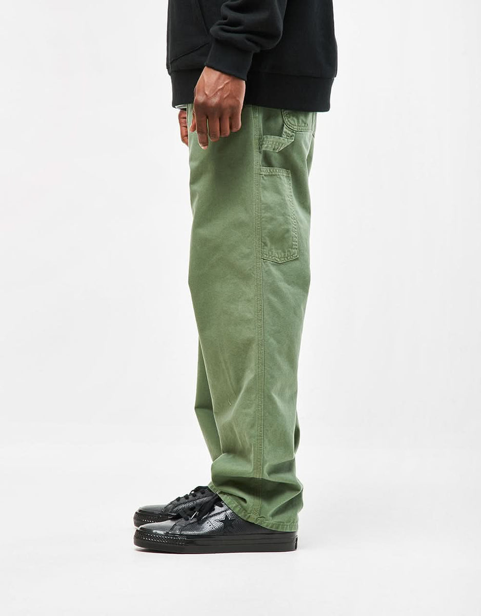 Carhartt WIP Single Knee Pant - Park (Garment Dyed) | Route One