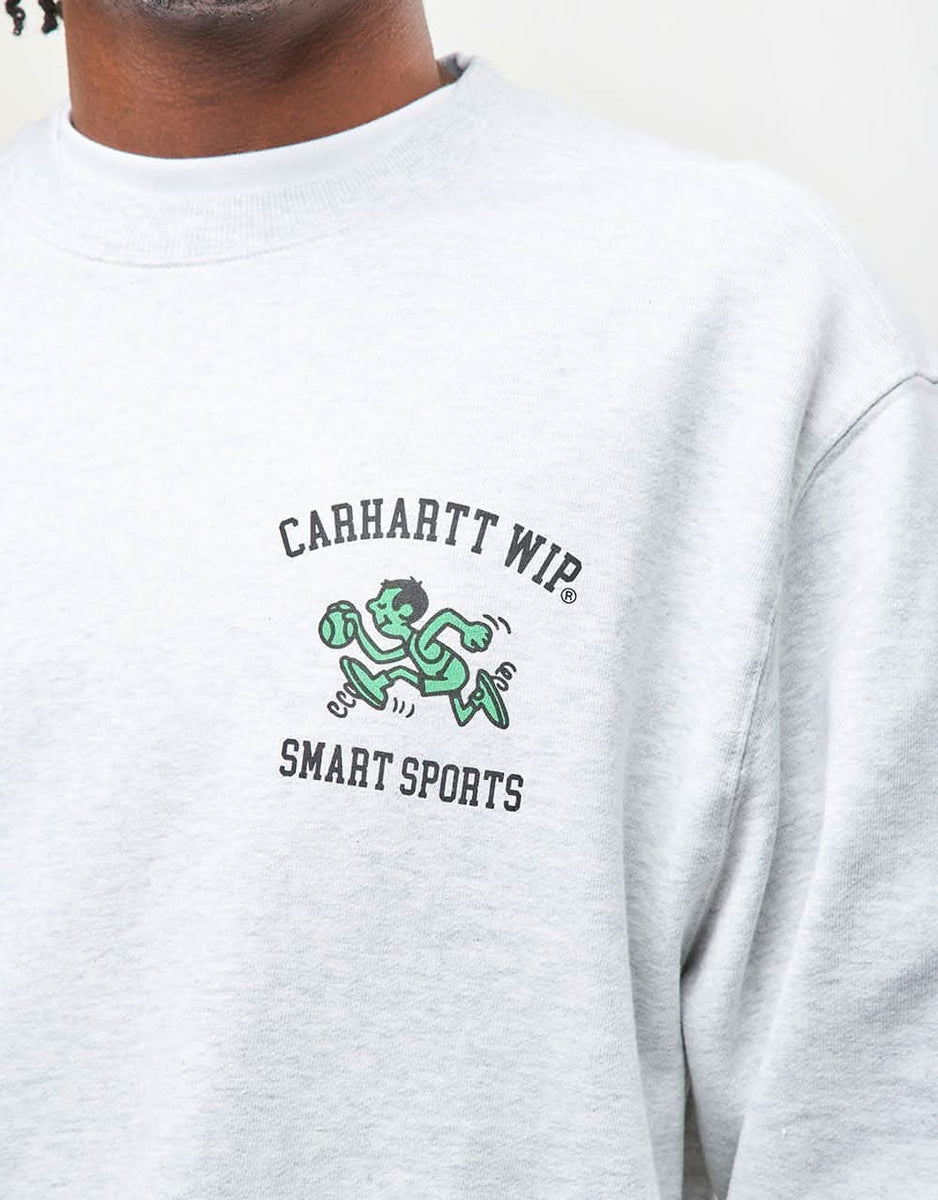 Carhartt WIP Smart Sports Sweatshirt - Ash Heather | Route One