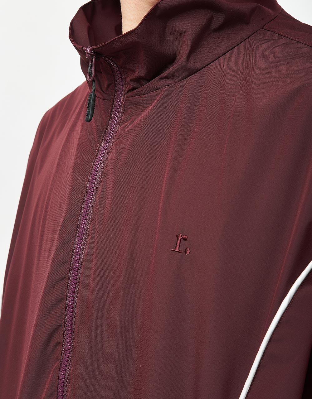 Route One Apex Track Jacket - Nut Brown/Cream