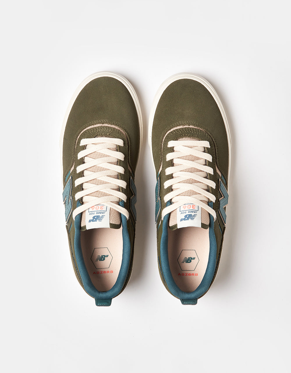 New Balance Numeric Jamie Foy 306 Skate Shoes - Dark Olive/Spruce