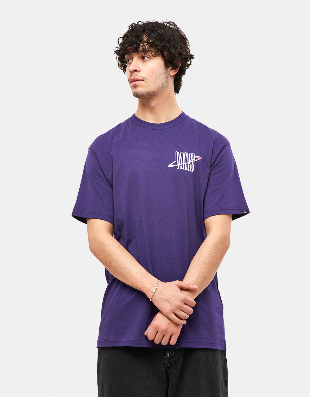 Vans Ringed Logo T-Shirt - Violet Indigo