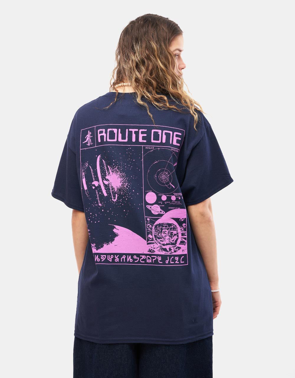 Route One Final Frontier T-Shirt - Navy