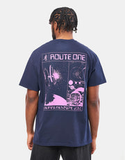 Route One Final Frontier T-Shirt - Navy