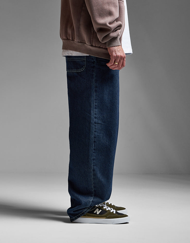 Route One Super Baggy Denim Jeans - Dark Wash