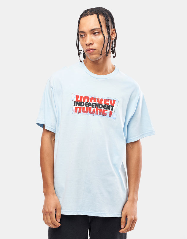 Hockey x Independent Decal T-Shirt - Light Blue
