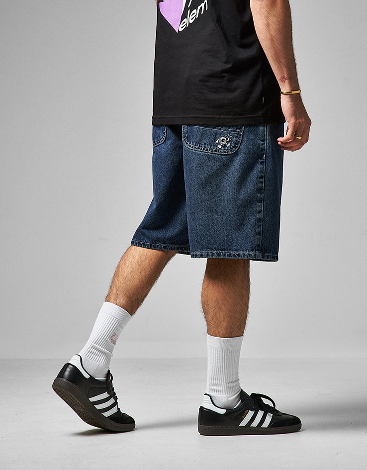 Route One Original Super Baggy Jorts - Dark Wash