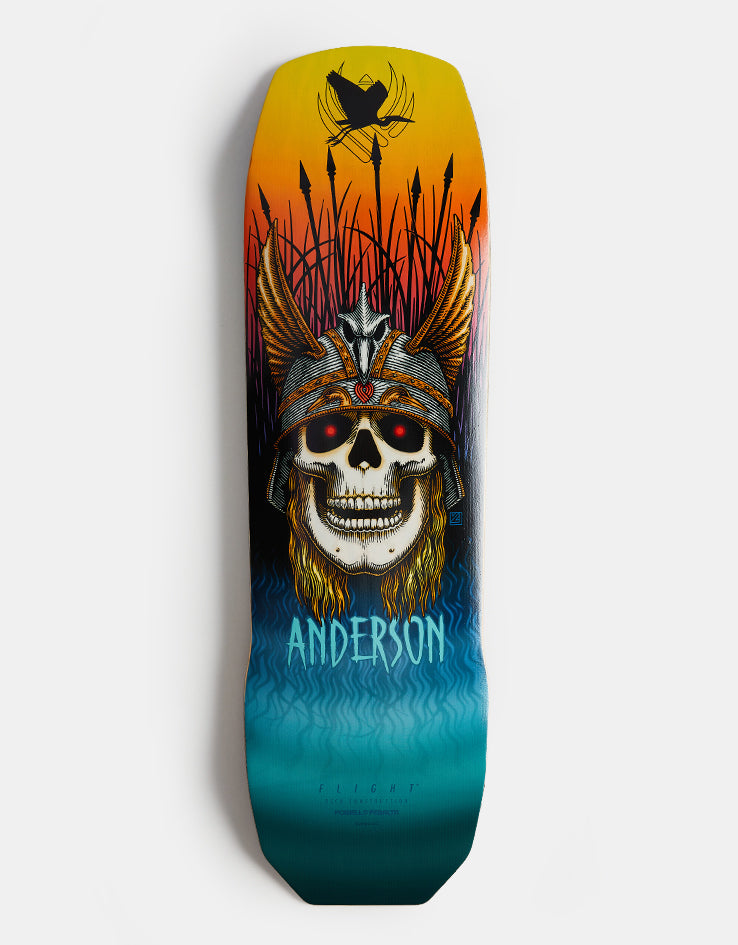 Powell Peralta Anderson Heron Skull FLIGHT Skateboard Deck - 9.13