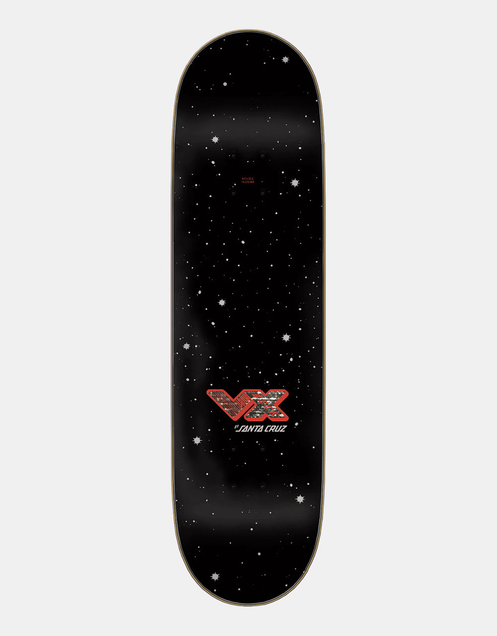 Santa Cruz Wooten Duo Inverse VX Skateboard Deck - 8.5"