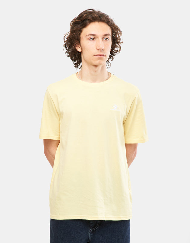 Converse Go-To Embroidered Star Chevron T-Shirt - Like Butter