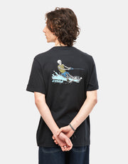 Converse Skeleton Water Ski T-Shirt - Converse Black