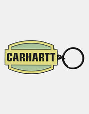 Carhartt WIP Press Script Keychain - Arctic Lime
