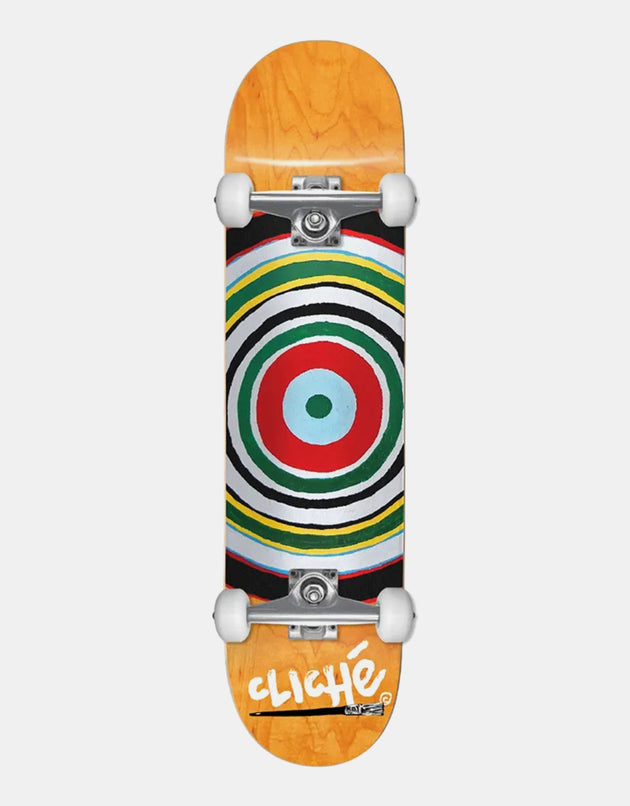 Cliché Painted Circle Complete Skateboard - 8.25"