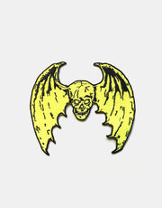 Dungeon Skull Bat Embroidered Patch - 4.5"