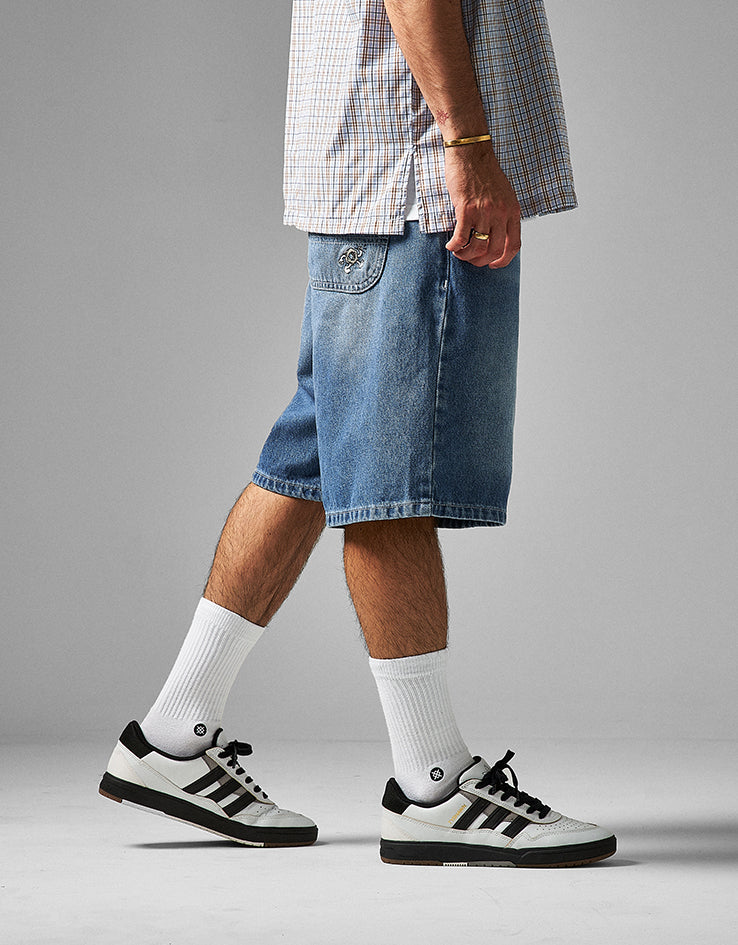Route One Super Baggy Jorts | Washed Blue