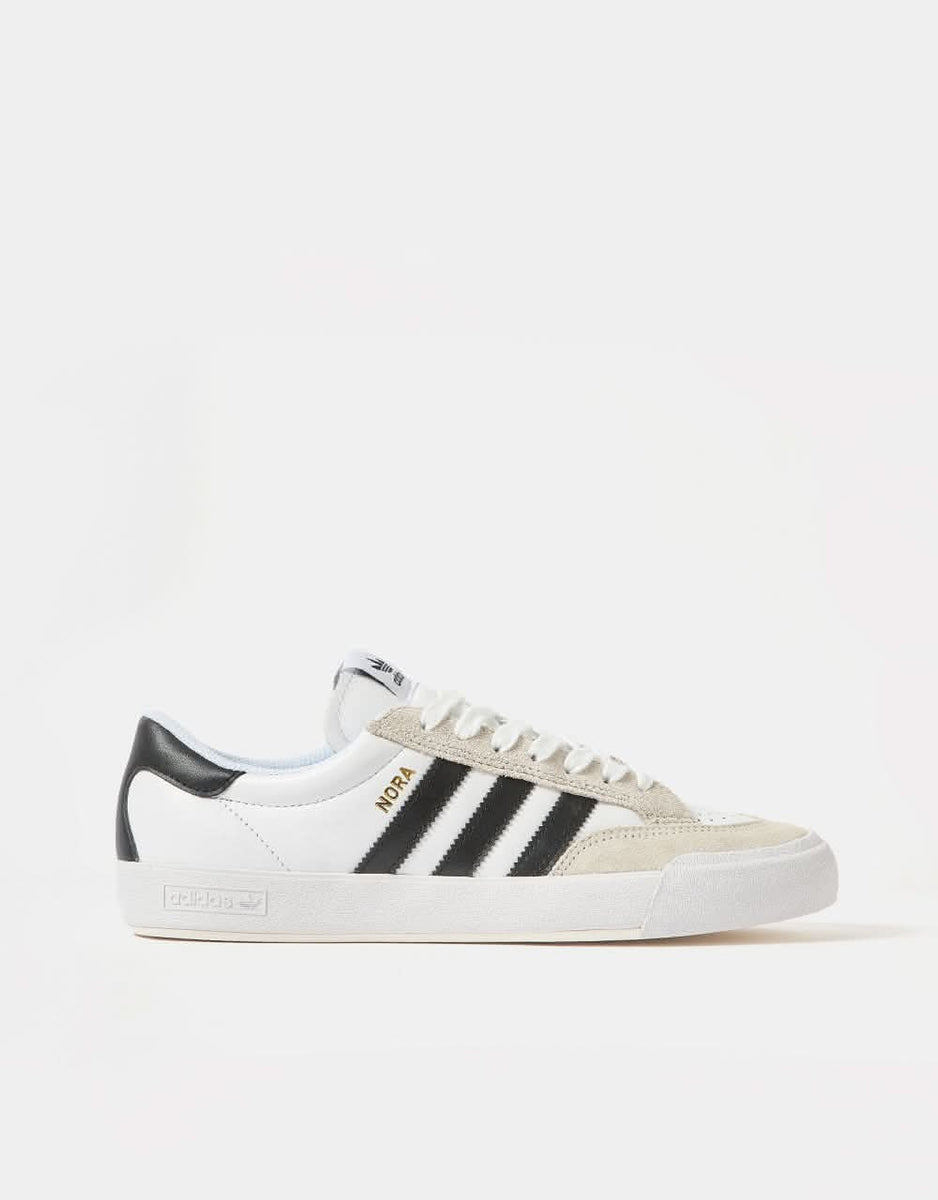 adidas Nora Skate Shoes White/Core Black/Crystal White – Route One