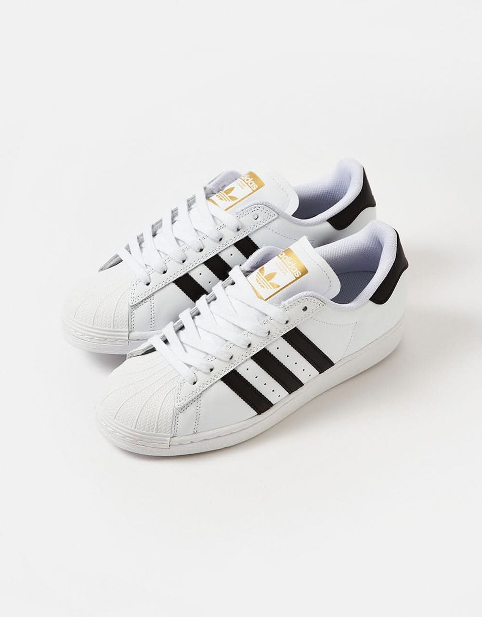 adidas Superstar ADV Skate Shoes White Core Black White Route One