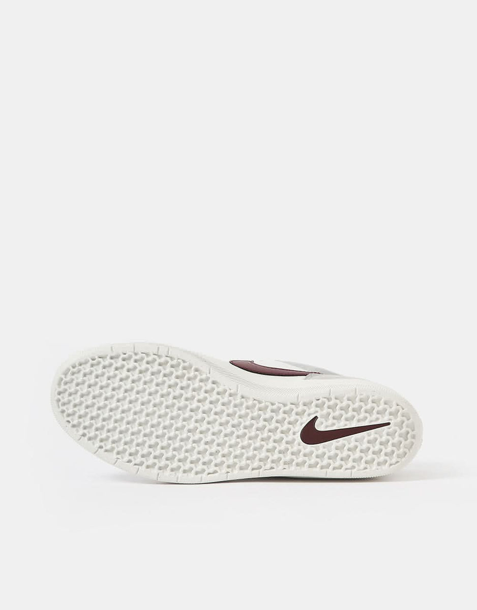 Nike SB Force 58 Skate Shoes Platinum Tint/Dark Team Red-Wolf