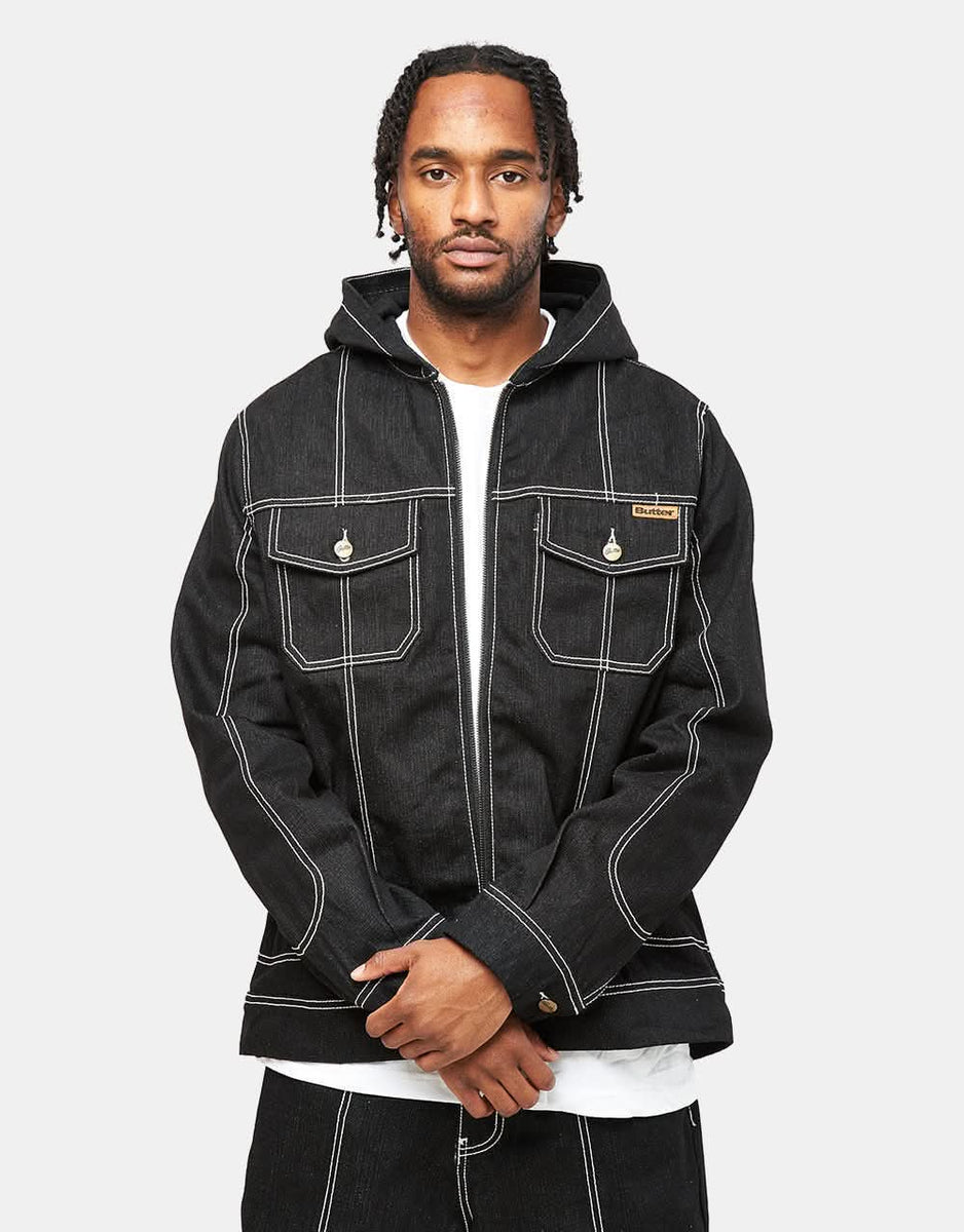 【Butter Goods】Adilson Denim Jacket 専用 Butter Goods x Adilson Pedro Denim Jacket - Black | Route One