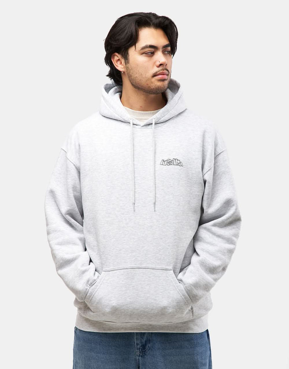 Organic Oversized Hood - Faded Grey