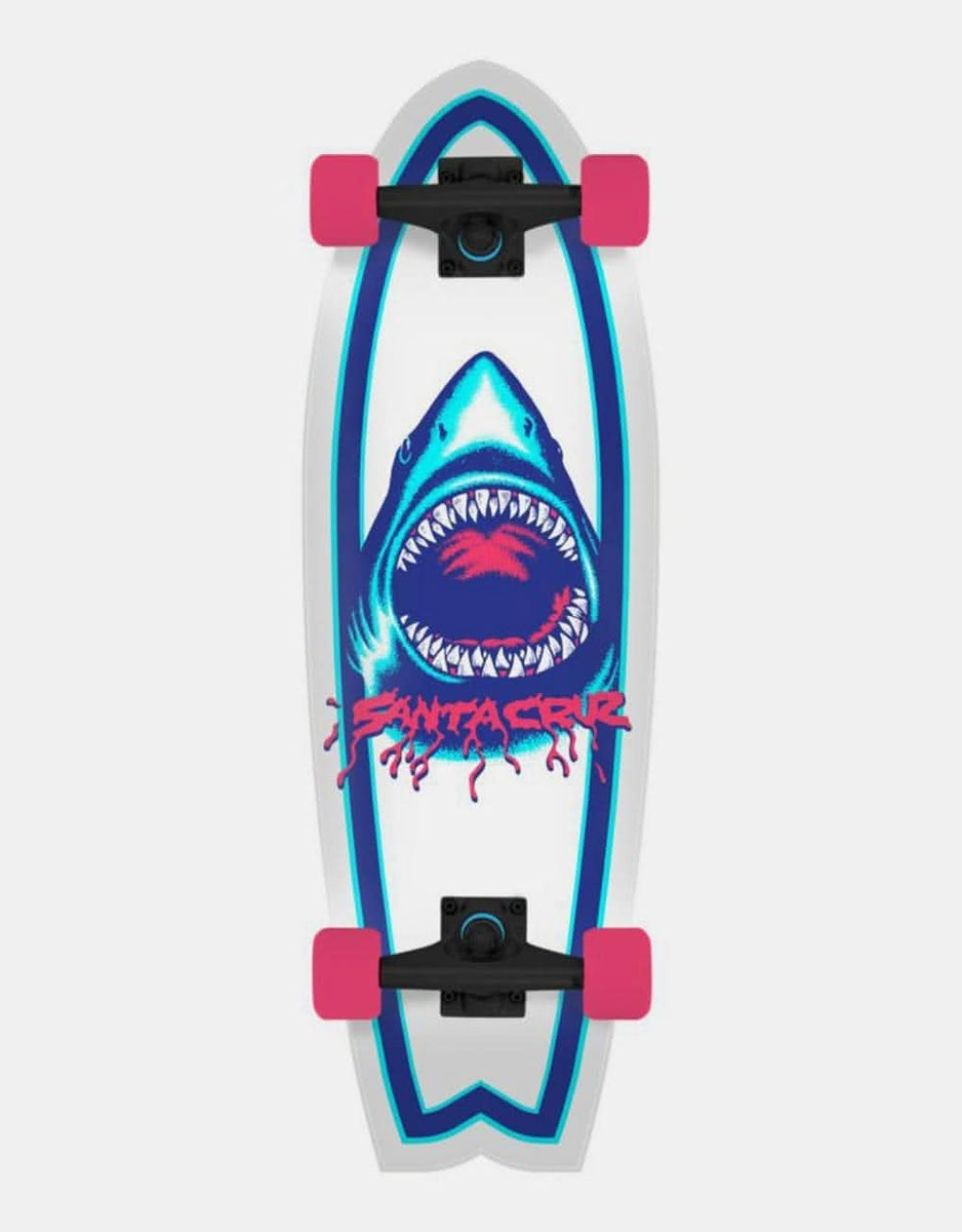 Santa Cruz Speed Wheels Shark Cruiser Skateboard - 8.81